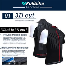 Herren Radtrikot Set Kurze Ärmel Polsterung Shorts Rennrad Anzug Team Kit UPF50+