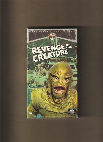 REVENGE OF THE CREATURE UNSEALED VHS--EXCELLENT CONDITION-PLAYED ONCE!