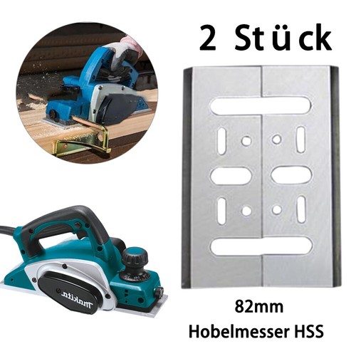82mm Hobelmesser HSS Für Makita 1923H,1923B,KP0800, N1900B,Bosch 1594,PL1682 - Bild 5 von 12