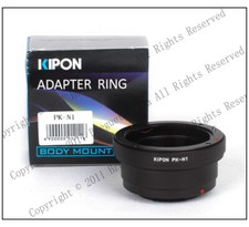 KIPON PK-N1 adapter Pentax K Mount Lens to NIK N1 Mount Camera