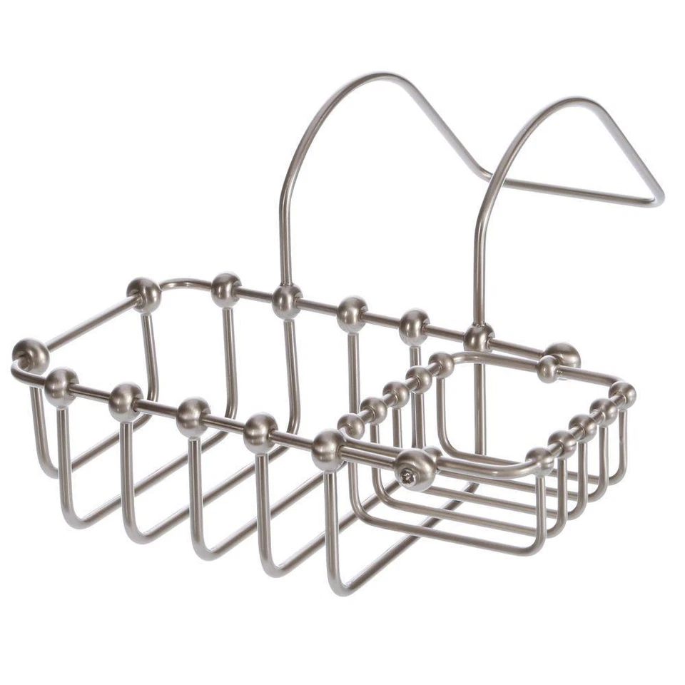 Jabón y soporte de esponja para tina de piernas Isabellan Classics ECTSD3SN en níquel satinado Foto 2 de 3