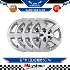 New 17 Bolt On Hubcaps Wheel Covers Set4 For 2008-2012 Chevrolet Malibu