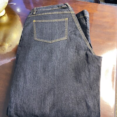 SILHOUETTE JEANS 14W NEW DARK BOOT CUT 
