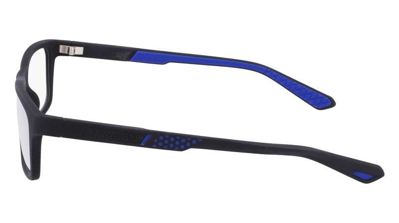 NEW DRAGON DR 5012 002 Matte Black & Blue Eyeglasses 54/18  display picture 3