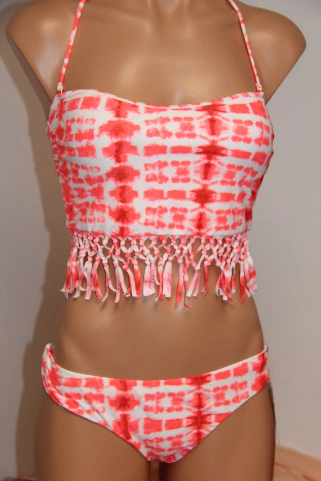 Neu mit Etikett Rosinen Badeanzug Bikini 2-teiliges Set Gr. S Bali Baldini Bauchhose koralle - Bild 2 von 4