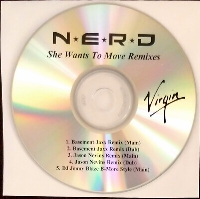N*E*R*D She Wants to Move - 2 Promo Only Remix Cds - 10