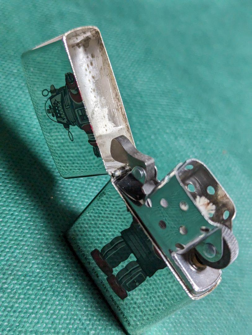 Zippo Oil Lighter 1997 ROBOT No.01 collector's item From Zippo Oil Lighter 1997 ROBOT No.01 collector's item From