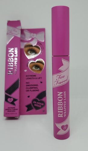 Too Faced Ribbon Wrapped Lashes Tubing Mascara ~ Neu im Karton volle Größe 0,27 Oz.
