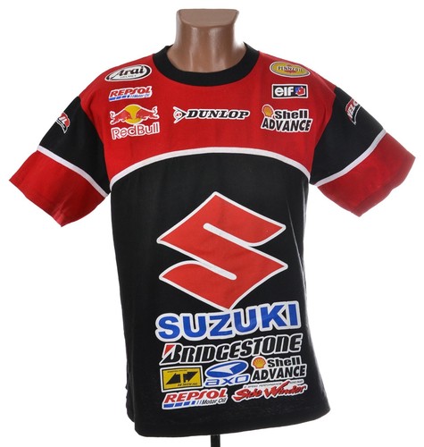TEAM SUZUKI MOTO MOTORBIKE RACING FAN SHIRT SIZE L ADULT