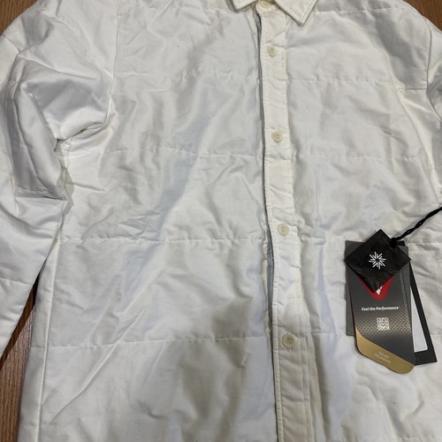 Isaora Primaloft insulated Oxford jacket Size S White 2348A NWT 🔥 NEW $399 - Picture 6 of 7