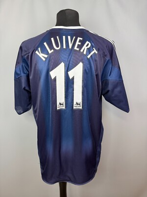 NEWCASTLE UNITED 2004 2005 KLUIVERT AWAY SHIRT FOOTBALL SOCCER
