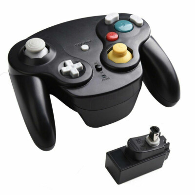 Wireless Game Controller With Adapter For Gamecube Console Retro Classic GC Wii