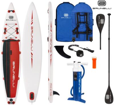 BRUNELLI 12.6 Premium SUP Touring iSUP Double Layer Surf-Board 381cm