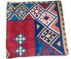 Vintage Kilim Cushion Cover  Square Wool Kelim Pillow  Decor 45x45cm-16