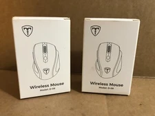 EasternTimes Tech Wireless Computer Mouse D-09 LOT OF 2x