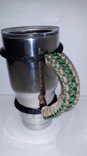 2 Farben Paracord Griffe für 40oz, 30oz & 20oz Yeti, Rtic, Sic, Ozark Trail Cups - Bild 68 von 75