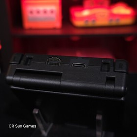 Black On Black Nintendo Game Boy Advance GBA SP IPS Screen And USB-C 