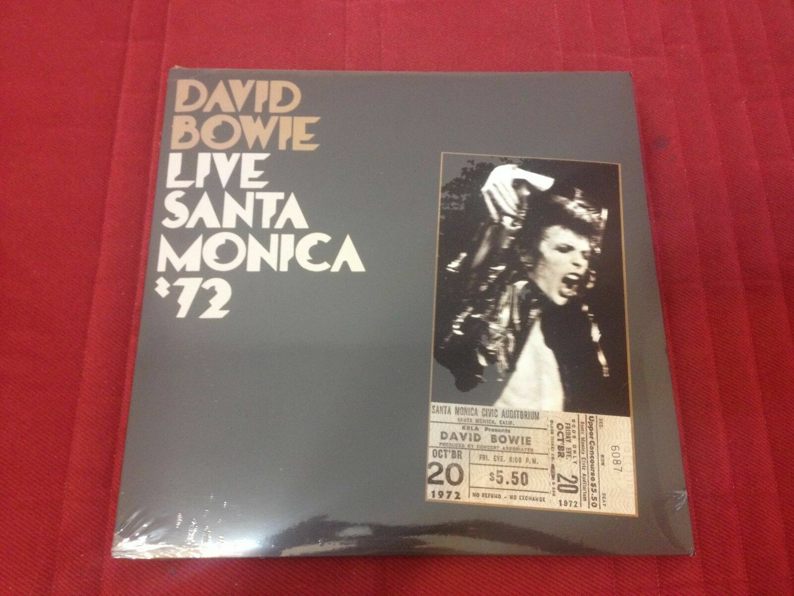 DAVID BOWIE Live Santa Monica '72 sigillato 2LP vinile #6087