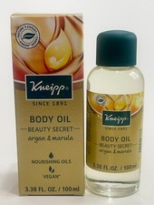 Kneipp Body Oil Argan Marula Nourishing Oils Vegan 3.38 fl oz / 100 ml