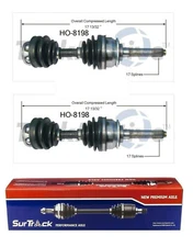 For Isuzu Amigo Rodeo Trooper Pickup 4WD 2 Front CV Axle Shafts SurTrack Set