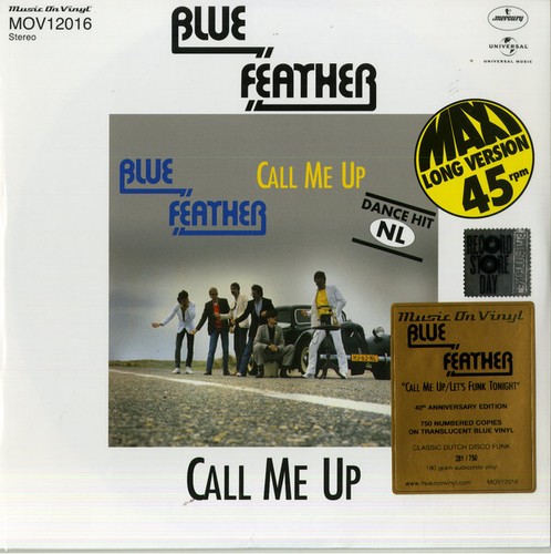 Blue Feather - Call Me Up / Let's Funk Tonight - Used Vinyl Record 12 - N6999z