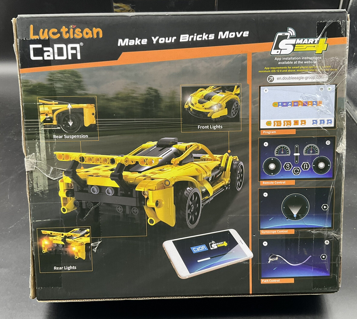 CaDA RC Assassin Radio Control Exotic Car Kit C51101W Lego Dual