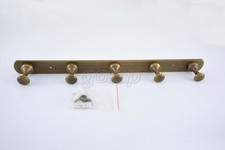Wall Mount Antique Brass Bathroom Hooks Hats/ Clothes/ Towel Hook Rack Hangers