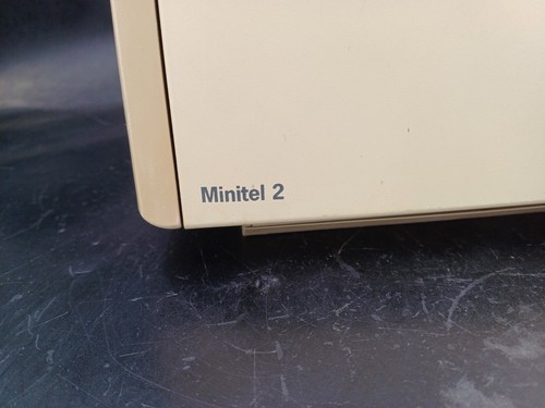 MINITEL 2 ALCATEL FRANCE TELECOM MARRON VINTAGE TELEPHONE ANNEES 90 - Photo 10/24