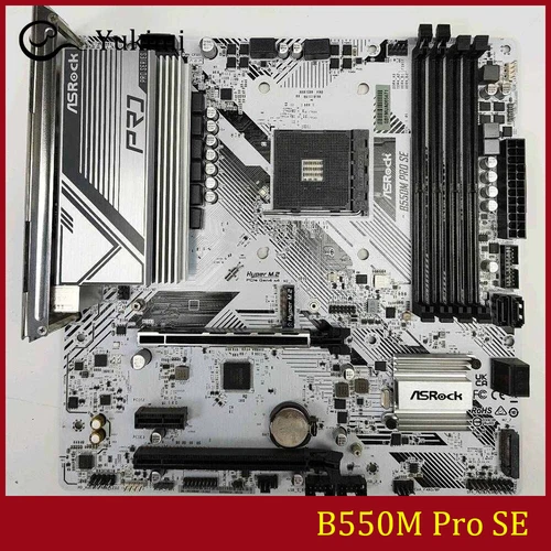 FOR ASROCK B550M Pro SE DDR4*4 128GB AMD AM4 Micro ATX Ｍotherboard Test OK