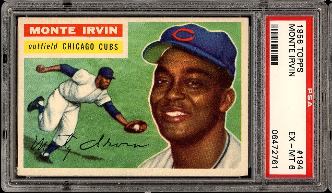 1956 Topps Baseball #194 Monte Irvin PSA 6