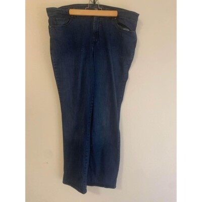 Gloria Vanderbilt Slimming Straight Denim Blue Jeans Women's