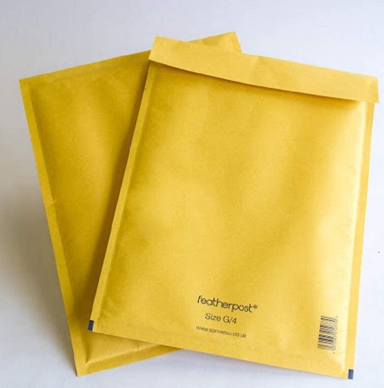 GENUINE BUBBLE PADDED ENVELOPES MAILERS POSTAL JIFFY BAGS GOLD WHITE