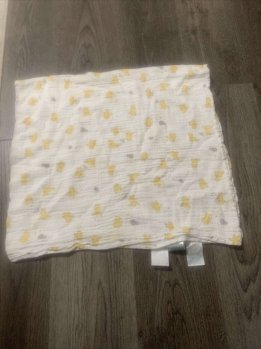 Disney Aden Anais Winnie the Pooh Baby Blanket Muslin Swaddle