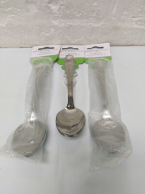 Lot of 3 Hampton Forge Clark -- Set of 4 Teaspoons NEW 12 Total