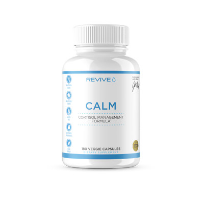 Revive MD Calm Cortisol Stress Management Formula 180 Vegetarian Capsules New