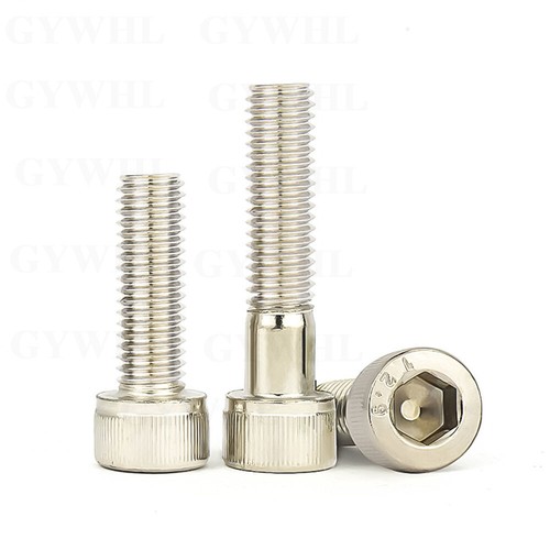 Nickel Plated Cap Screws Hexagon Socket Head Allen Key Bolts High Tensile 12.9 - Picture 4 of 254