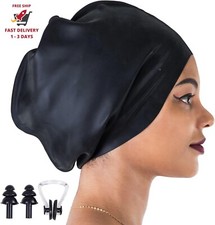 Gorro de nataci n extragrande para mujeres y hombres, dise o especial para