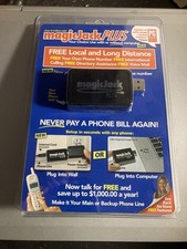 Magic Jack PLUS Local Long Distance Telephone Calling Plug in Wall or Computer