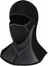 ROTTO Balaclava Face Mask for Motorcycle Motorbike Cycling One Size, 02 Black