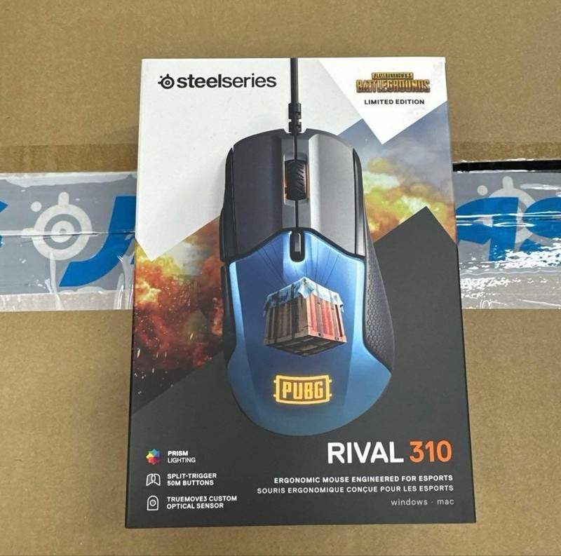SteelSeries Rival 310 Gaming Mouse Pubg Blue Edition New Japan