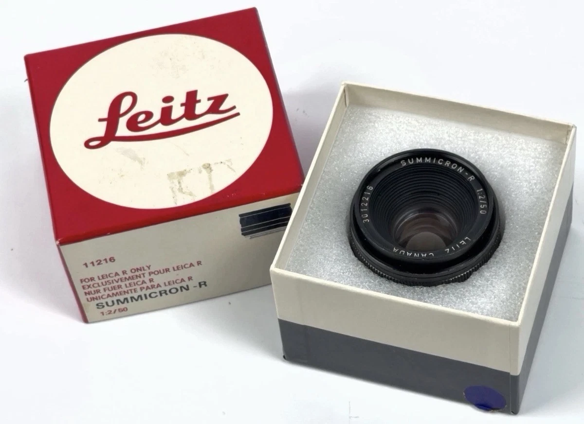 Leica SUMMICRON-R 50mm Focal Camera Lenses for sale | eBay