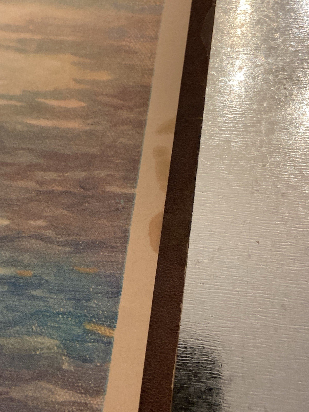 NEW YORK CENTRAL SYSTEM RAILROAD TRAIN CALENDAR TWILIGHT ON THE HUDSON RIVER VTG