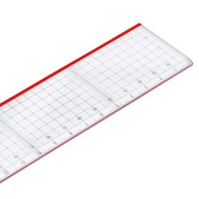 Schneidlineal aus Plexiglas transparent Arist...