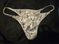 Satin String thong Bikini size 8
