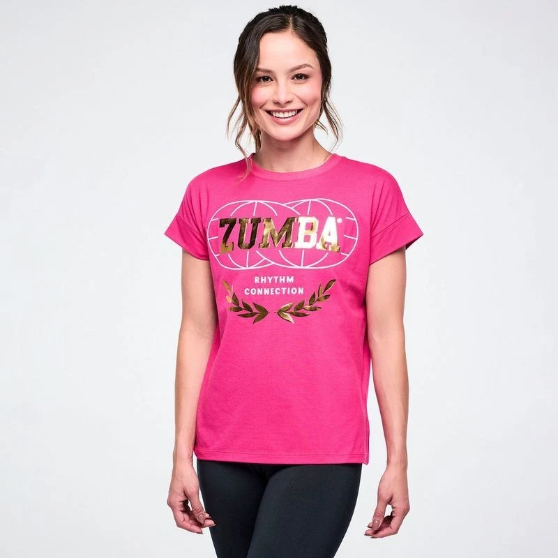 本日お値下げ！ZUMBA シャツ ウォッシュピンク Zumba Pink Activewear Tops for Women for sale | eBay