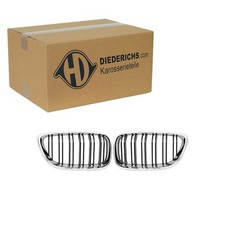 DIEDERICHS SPORT GRILL KÜHLERGRILL NIEREN CHROM SCHWARZ passend für BMW F22 F23