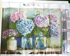 Diamond Art kit. Colorful Flowers in vases. 40 X 30 New