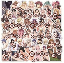 Sexy Anime Girl Hentai Stickers 10 Random Pieces