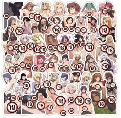 Sexy Anime Girl Hentai Stickers 10 Random Pieces