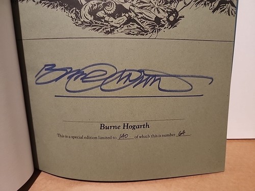 ERB TARZAN In Color Set/19 HCDJ Limited Ed Books 13 S/N by BURNE HOGARTH NBM - Picture 16 of 17
